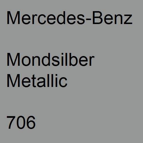 Mercedes-Benz, Mondsilber Metallic, 706.